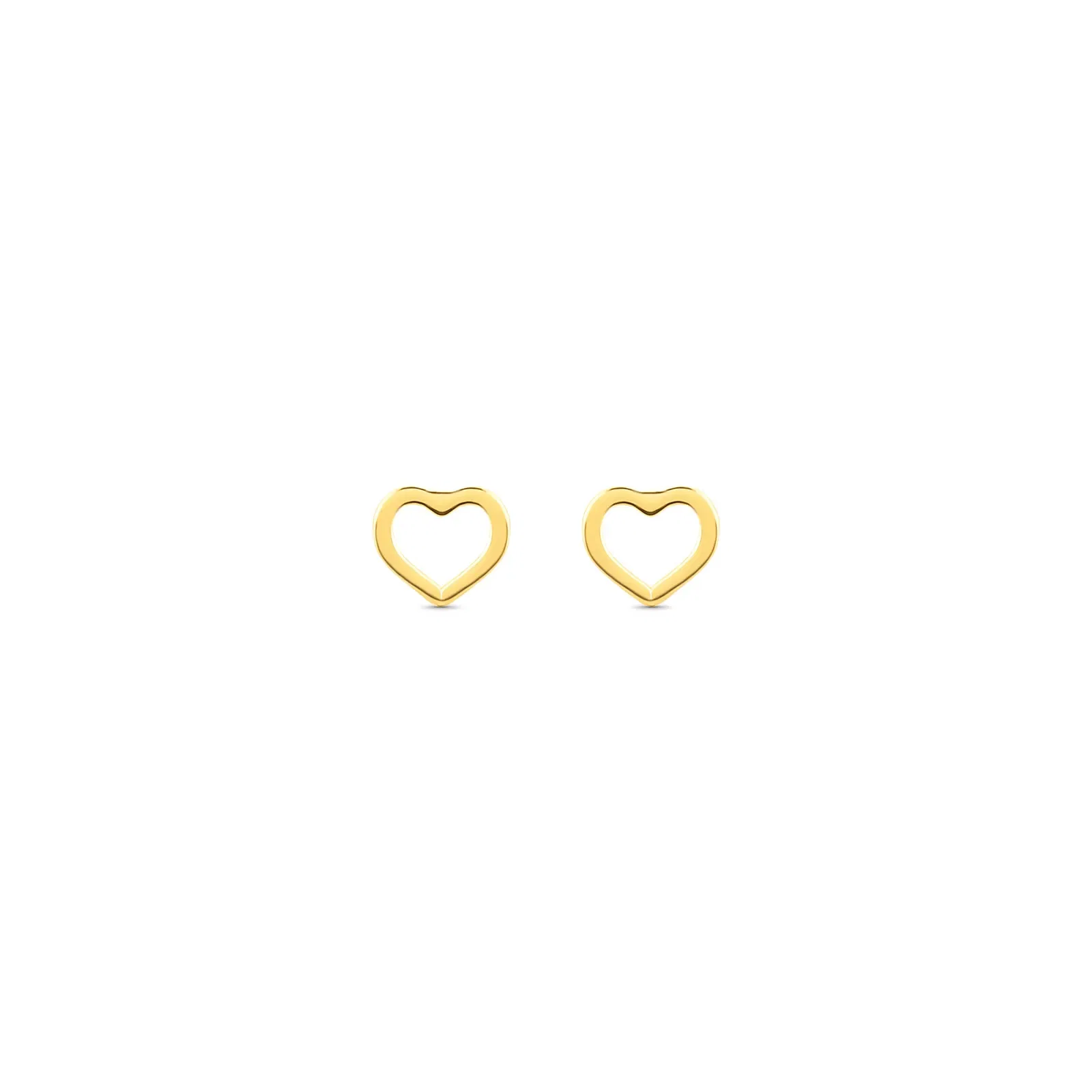 Brinco Baby Coração em Ouro Amarelo 18k