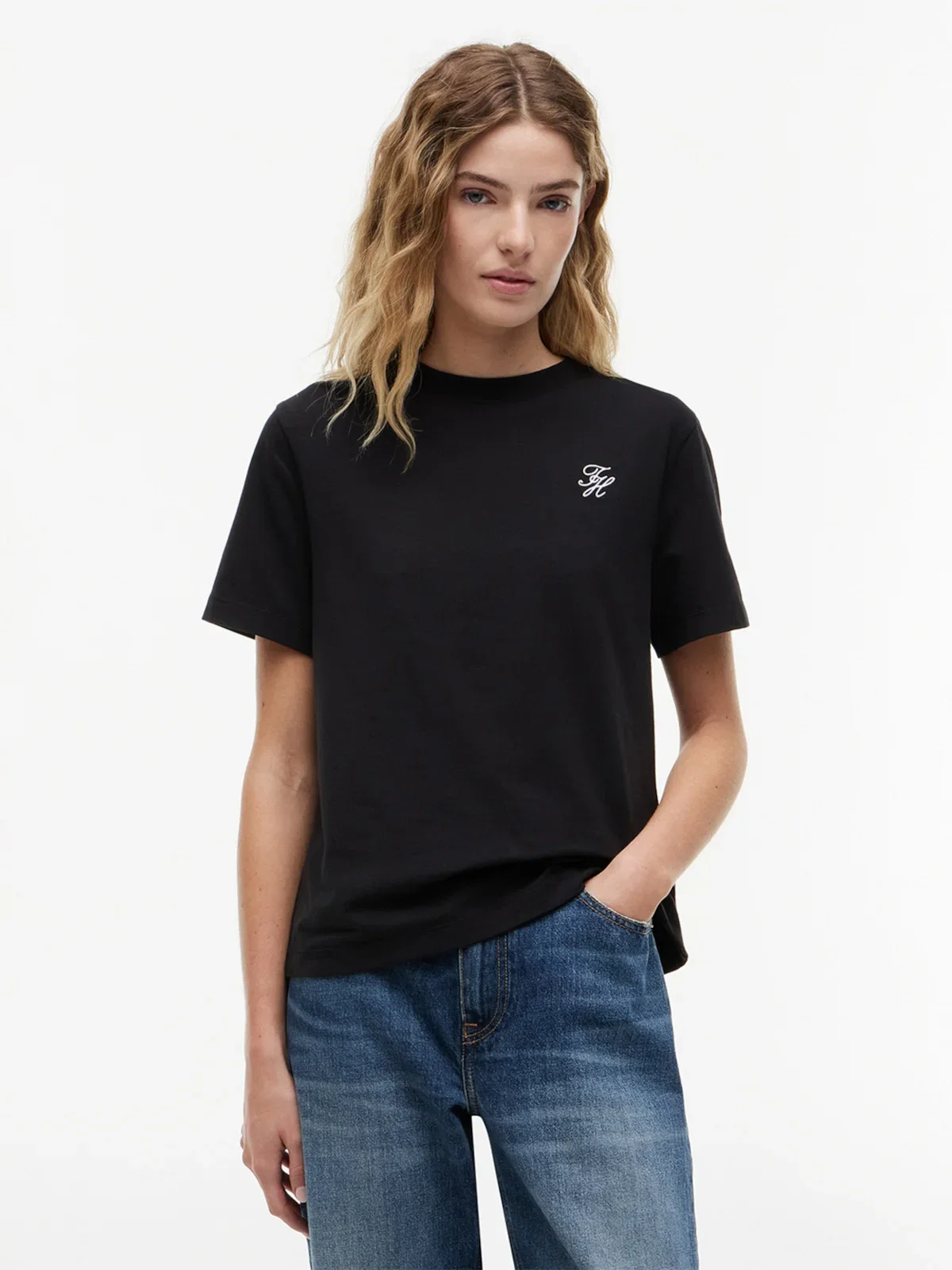 Camisa Th Script Bordado