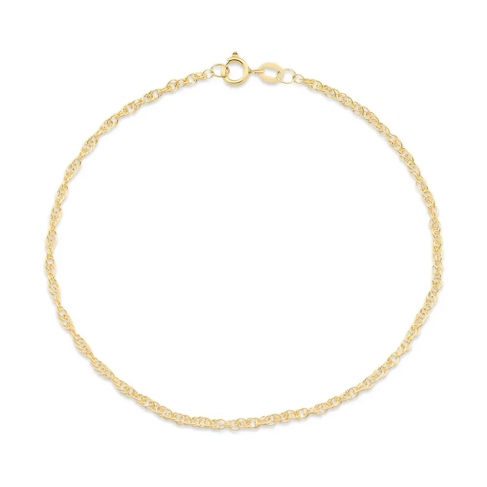 Pulseira Singapura em Ouro Amarelo 18k