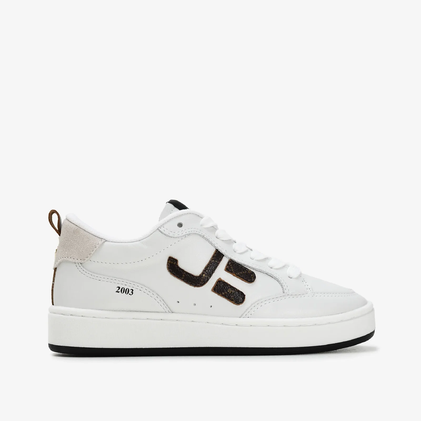 Tênis Branco Monograma Jb Couro
