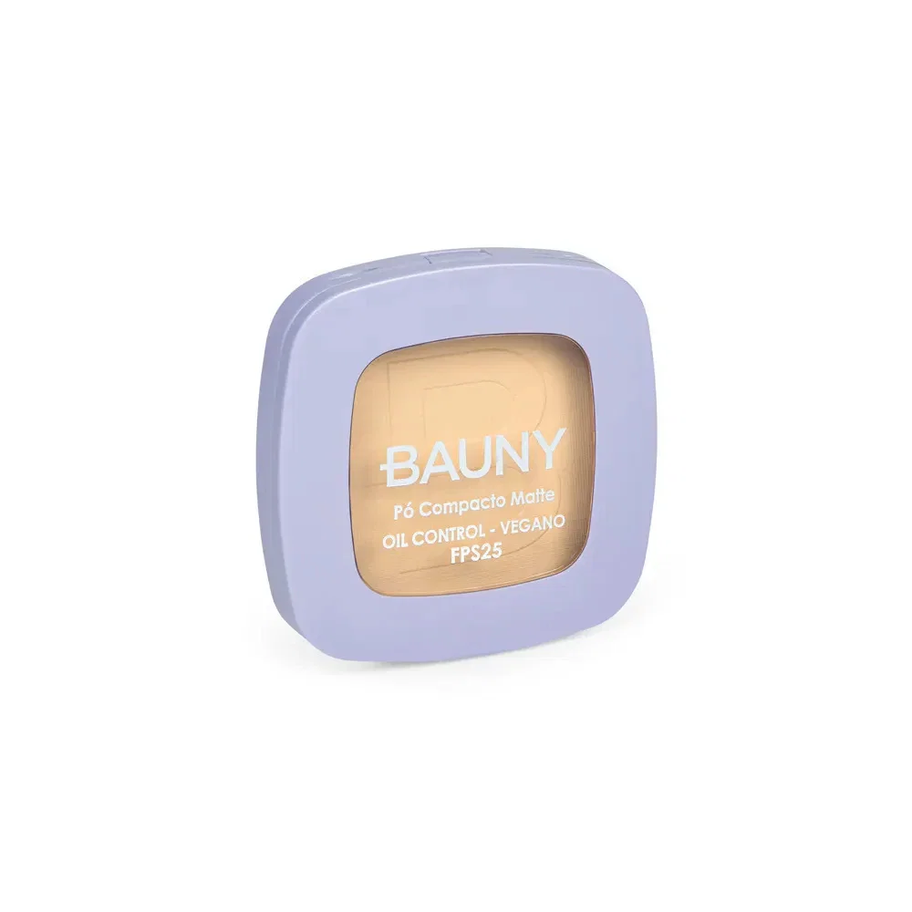 Pó Compacto Matte Bauny FPS 25 Cor 030 10g