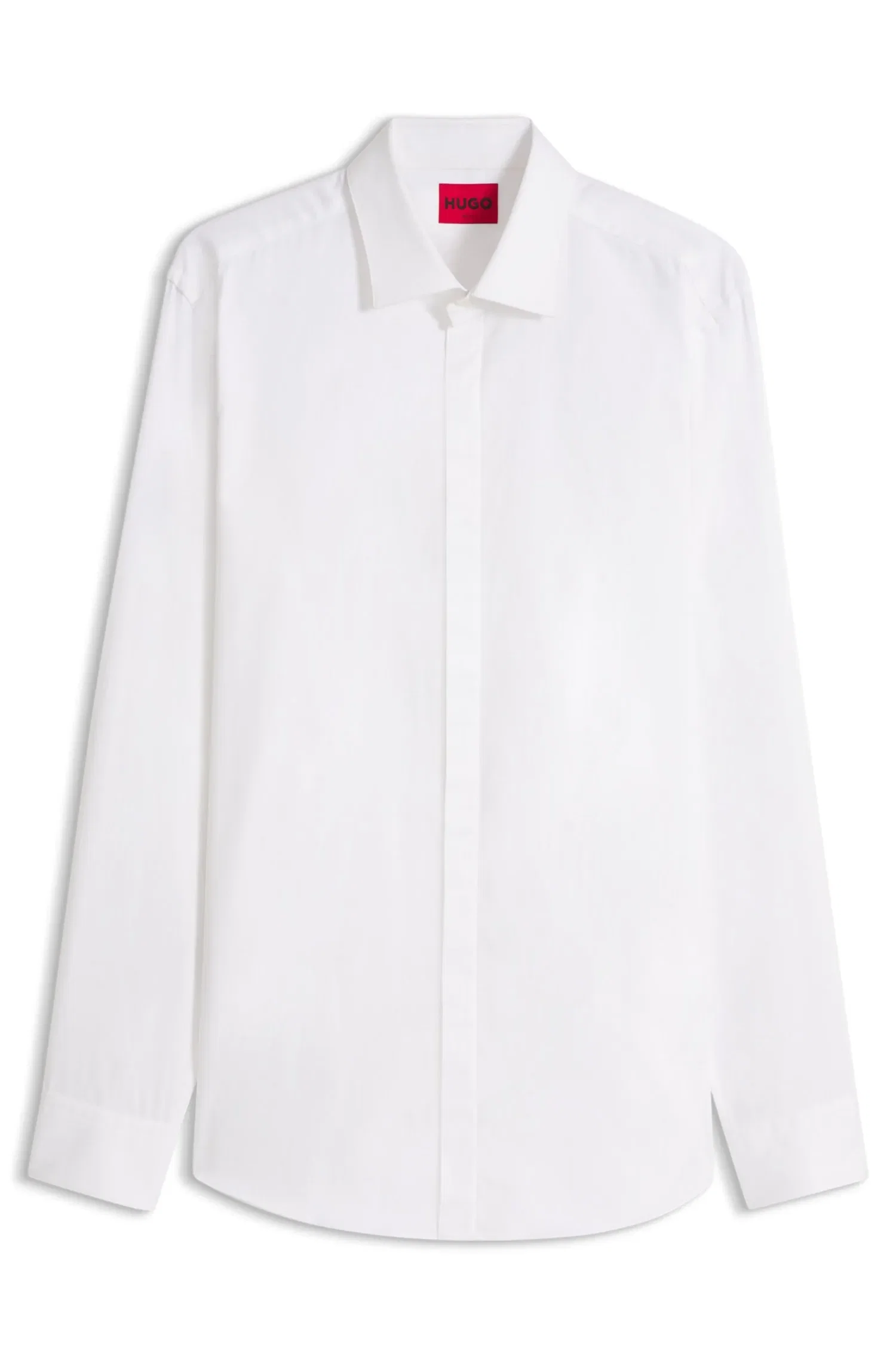 Camisa Slim Fit Em Algodão
