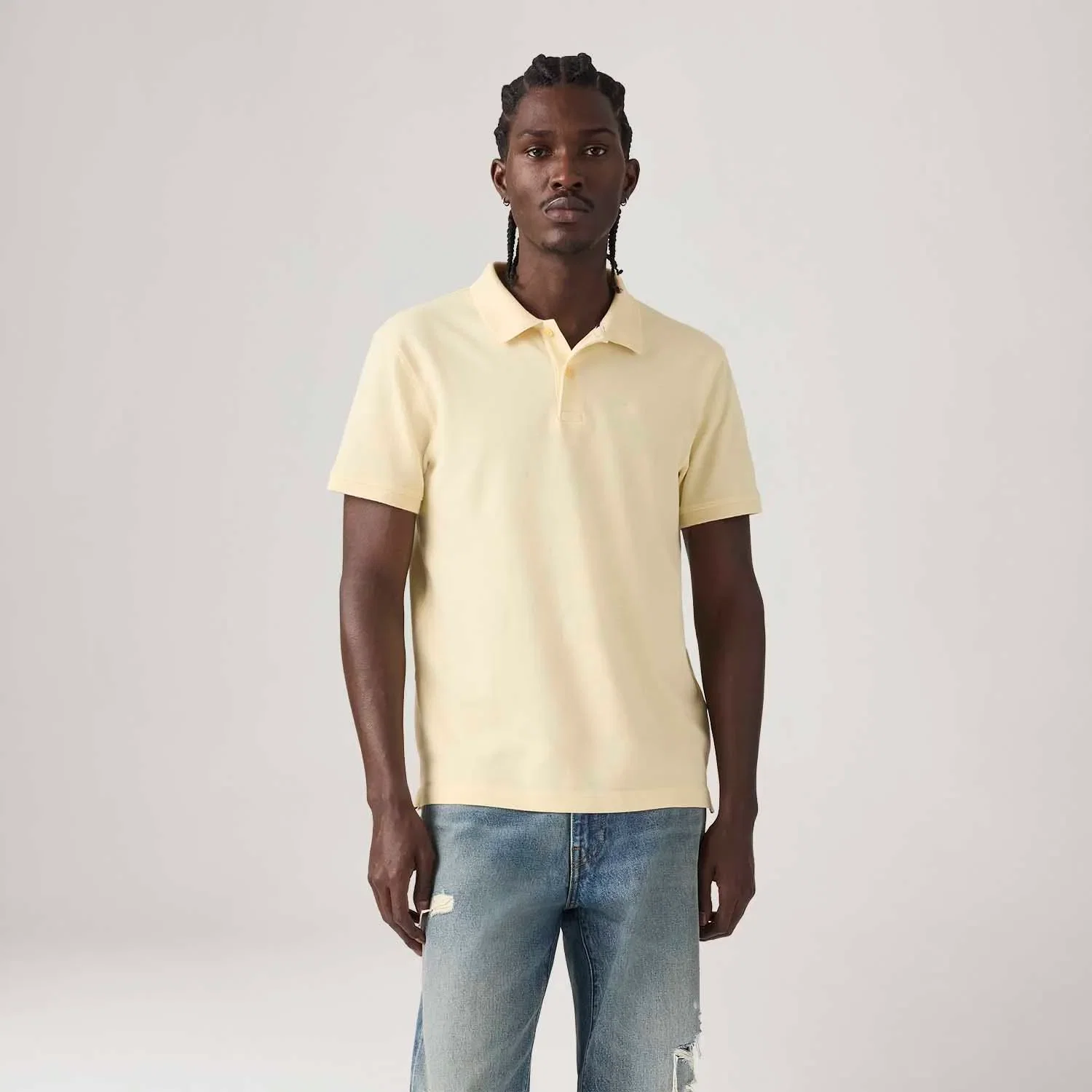 Polo Levi's® Icon Amarela Manga Curta — imagem 1